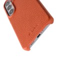 MELKCO Skórzane Plecki Etui do Samsung Galaxy S26+ pomarańczowe