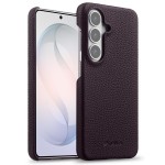 MELKCO Skórzane Plecki Etui do Samsung Galaxy S26+ fioletowe