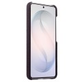 MELKCO Skórzane Plecki Etui do Samsung Galaxy S26+ fioletowe