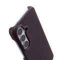 MELKCO Skórzane Plecki Etui do Samsung Galaxy S26+ fioletowe