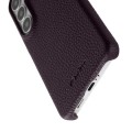 MELKCO Skórzane Plecki Etui do Samsung Galaxy S26+ fioletowe