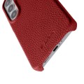 MELKCO Skórzane Plecki Etui do Samsung Galaxy S26+ czerwone