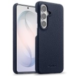 MELKCO Skórzane Plecki Etui do Samsung Galaxy S26+ granatowe