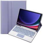 Fioletowy Pokrowiec Etui Klawiatura z TouchPad do Samsung Galaxy Tab S10 Lite / Tab S10 FE
