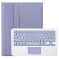 Fioletowy Pokrowiec Etui Klawiatura z TouchPad do Samsung Galaxy Tab S10 Lite / Tab S10 FE