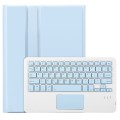 Niebieski Pokrowiec Etui Klawiatura z TouchPad do Samsung Galaxy Tab S10 Lite / Tab S10 FE