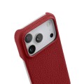 Skórzane Etui Melkco do iPhone 17 Pro Max MagSafe czerwone