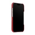Skórzane Etui Melkco do iPhone 17 Pro Max MagSafe czerwone