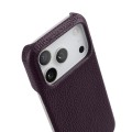 Skórzane Etui Melkco do iPhone 17 Pro Max MagSafe fioletowe