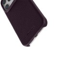 Skórzane Etui Melkco do iPhone 17 Pro Max MagSafe fioletowe