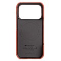 Skórzane Etui Melkco do iPhone 17 Pro Max MagSafe pomarańczowe