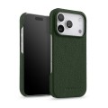 Skórzane Etui Melkco do iPhone 17 Pro Max MagSafe zielone