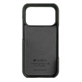 Skórzane Etui Melkco do iPhone 17 Pro Max MagSafe zielone