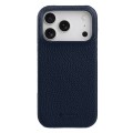 Skórzane Etui Melkco do iPhone 17 Pro Max MagSafe granatowe