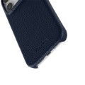 Skórzane Etui Melkco do iPhone 17 Pro Max MagSafe granatowe