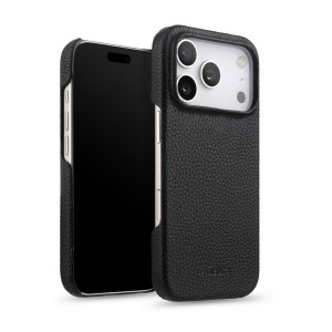 Skórzane Etui Melkco do iPhone 17 Pro Max MagSafe czarne