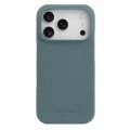 Skórzane Etui Melkco do iPhone 17 Pro Max MagSafe niebieskie