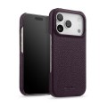Skórzane Etui Melkco do iPhone 17 Pro Max MagSafe fioletowe