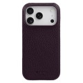 Skórzane Etui Melkco do iPhone 17 Pro Max MagSafe fioletowe