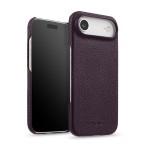 Skórzane Plecki Etui MagSafe Melkco do iPhone Air fioletowe