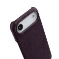 Skórzane Plecki Etui MagSafe Melkco do iPhone Air fioletowe