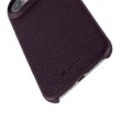 Skórzane Plecki Etui MagSafe Melkco do iPhone Air fioletowe