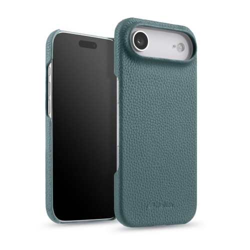 Skórzane Plecki Etui MagSafe Melkco do iPhone Air niebieskie