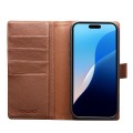 QIALINO Magnetyczne Eleganckie Skórzane Etui do iPhone Air brązowe