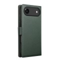 QIALINO Magnetyczne Eleganckie Skórzane Etui do iPhone Air zielone