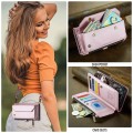 Wielofunkcyjne Etui Pokrowiec Portfel CASEME do iPhone 17 Air różowe