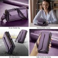 Wielofunkcyjne Etui Pokrowiec Portfel CASEME do iPhone Air fioletowe