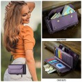 Wielofunkcyjne Etui Pokrowiec Portfel CASEME do iPhone Air fioletowe