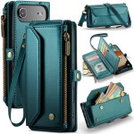 Wielofunkcyjne Etui Pokrowiec Portfel CASEME do iPhone Air zielony