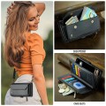 Wielofunkcyjne Etui Pokrowiec Portfel CASEME do iPhone Air czarny