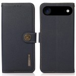 KHAZNEH Skórzane Etui z RFID do iPhone Air granatowe
