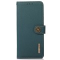 KHAZNEH Skórzane Etui z RFID do iPhone Air zielone
