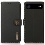 KHAZNEH Skórzane Etui z RFID do iPhone Air czarne