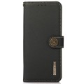 KHAZNEH Skórzane Etui z RFID do iPhone Air czarne
