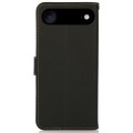 KHAZNEH Skórzane Etui z RFID do iPhone Air czarne