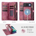 CASEME Magnetyczne Etui Pokrowiec Portfel do iPhone Air czerwone