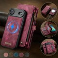 CASEME Magnetyczne Etui Pokrowiec Portfel do iPhone Air czerwone