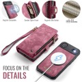 CASEME Magnetyczne Etui Pokrowiec Portfel do iPhone Air czerwone