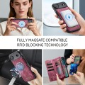 CASEME Magnetyczne Etui Pokrowiec Portfel do iPhone Air czerwone