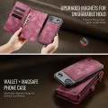 CASEME Magnetyczne Etui Pokrowiec Portfel do iPhone Air czerwone