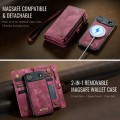 CASEME Magnetyczne Etui Pokrowiec Portfel do iPhone Air czerwone