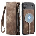 CASEME Magnetyczne Etui Pokrowiec Portfel do iPhone Air brązowe