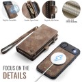 CASEME Magnetyczne Etui Pokrowiec Portfel do iPhone Air brązowe