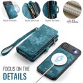 CASEME Magnetyczne Etui Pokrowiec Portfel do iPhone Air niebieski