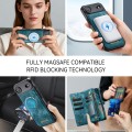 CASEME Magnetyczne Etui Pokrowiec Portfel do iPhone Air niebieski