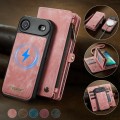 CASEME Magnetyczne Etui Pokrowiec Portfel do iPhone Air różowy